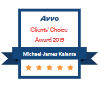 Avvo | Clients' Choice Award 2019 | Michael James Kalanta | 5 Stars